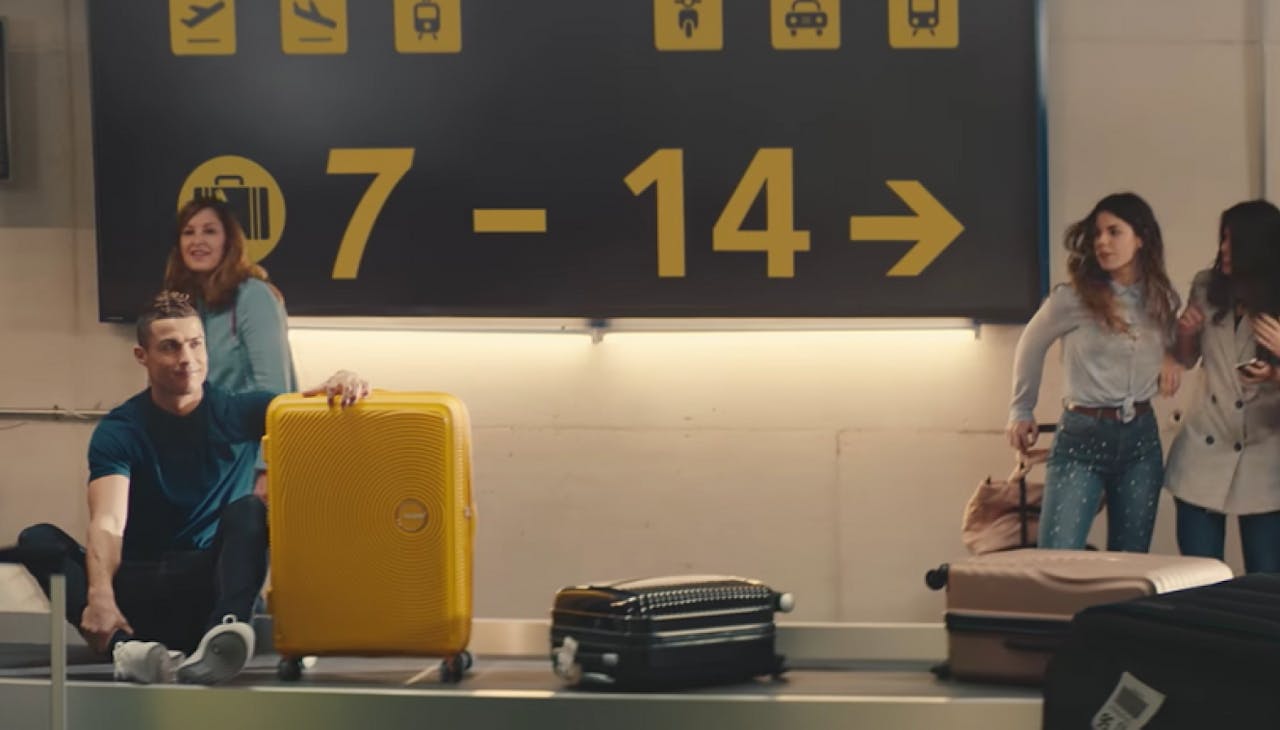Cristiano Ronaldo refuses to part with his suitcase in spot for American Tourister The Drum