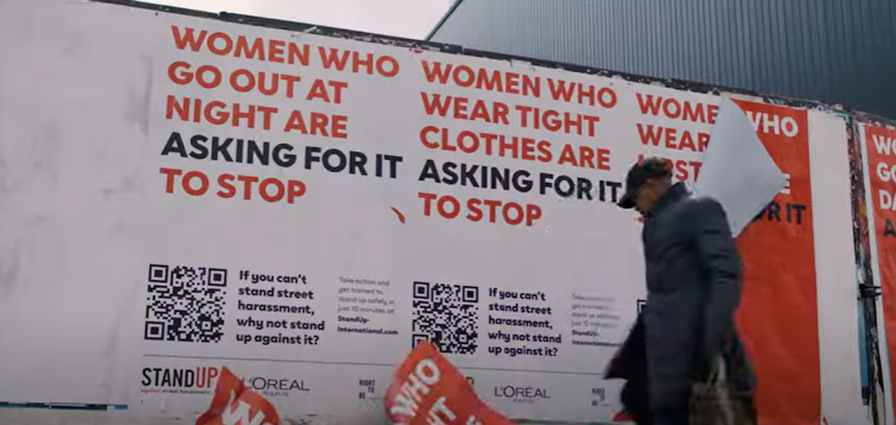 L'Oreal wants you to tear down its anti-street harassment ads