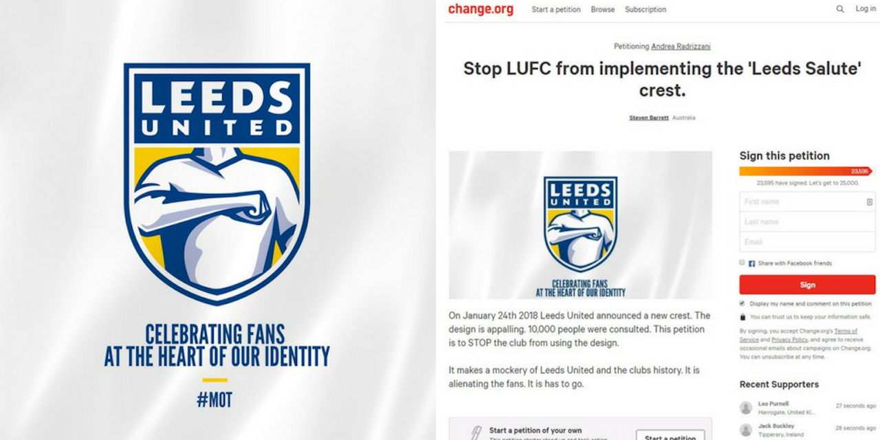 The damned United logo: Leeds scolded by fans for crowdsourced crest  redesign