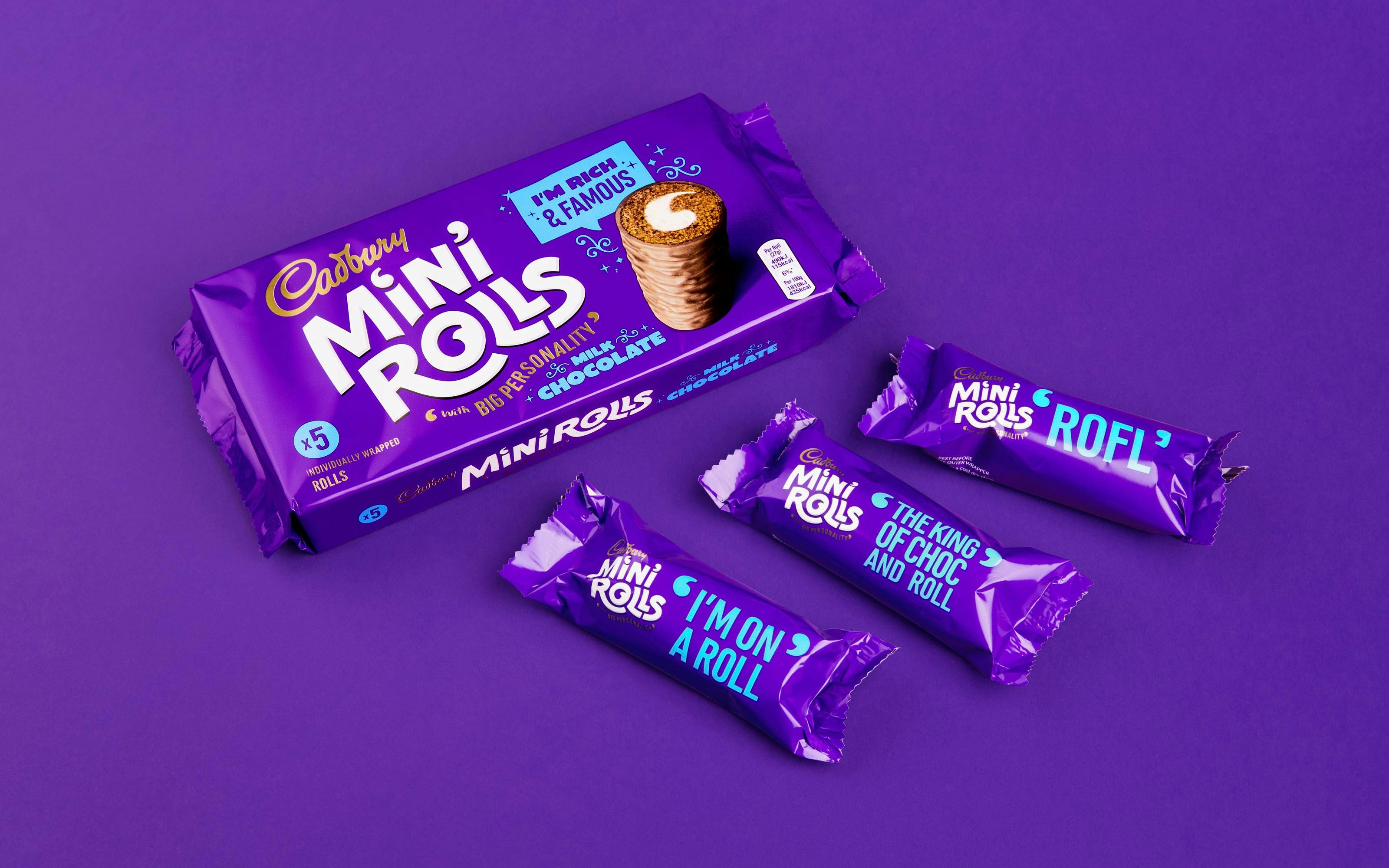 Cadbury Mini Rolls brings 'BIG personality'