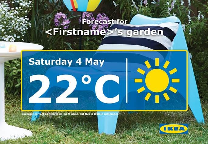 The Drum IKEA Launches Garden Marketing Campaign With Personalised