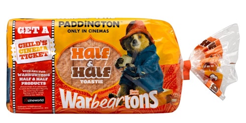 Warburtons is offering a free child's cinema ticket to Paddington 