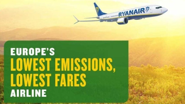 Ryanair greenwashing