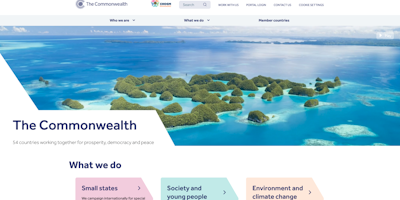 The new Commonwealth Secretariat website