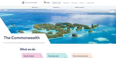 The new Commonwealth Secretariat website