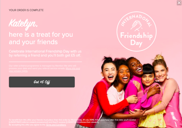 An International Friendship Day referral campaign