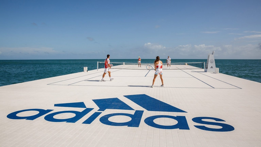 Adidas and Parley for the Oceans serve up floating tennis court in Great Barrier Reef The Drum