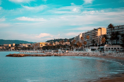 Cannes beach 