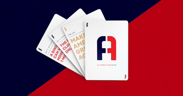 INTRODUCING ALTERNATIVE FACTS. AMERICA’S BEST CARD GAME EVER. PERIOD