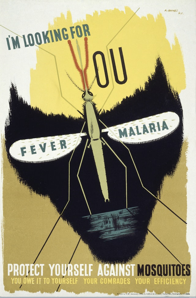 Anti Malaria Poster by Abram Games