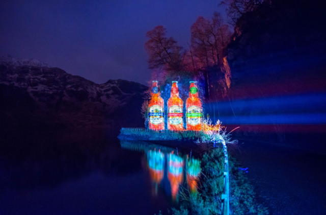 Tennent Caledonian launches three new beers with Loch Katrine projection