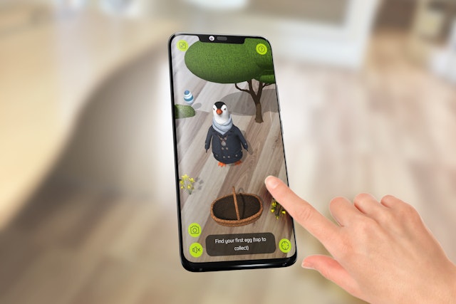 British Gas have created an AR Easter egg hunt with their loveable penguin mascot.