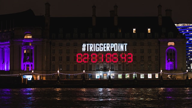 ITV launches bomb disposal drama Trigger Point with London Southbank OOH projection