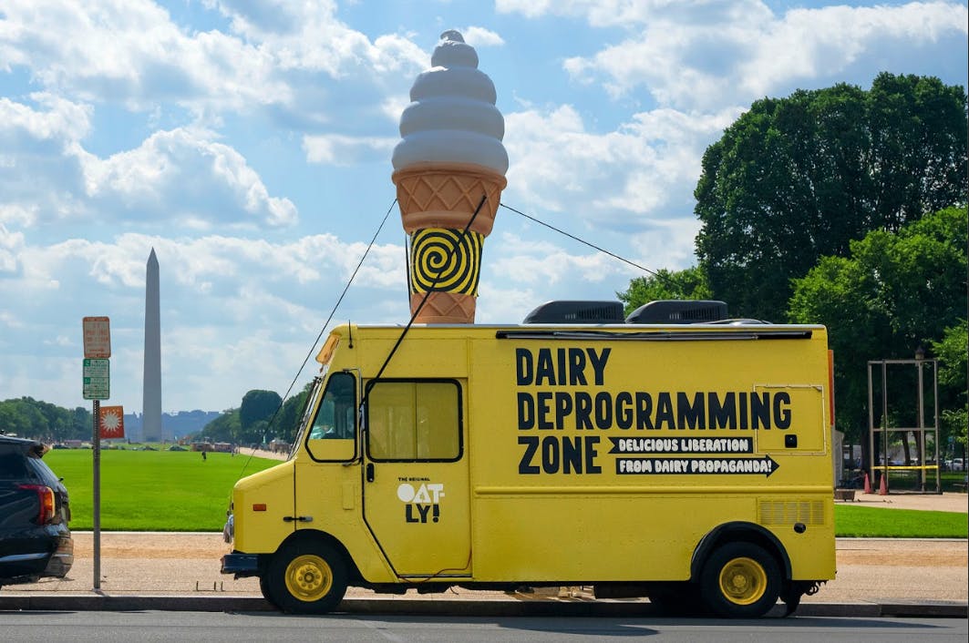 Oatly crashes Dairy Foods Association’s lobbying event to expose Big