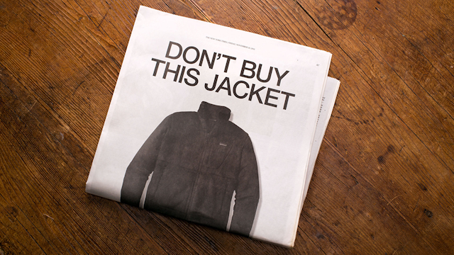 Patagonia Don't buy this jacket