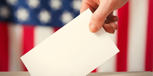vote being cast vote being cast