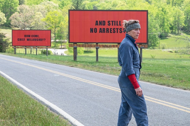 Frances McDormand and her billboards