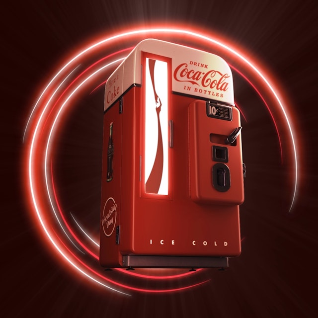 Coca-Cola virtual vending machine 