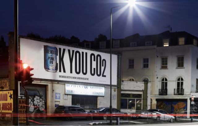 Out of home campaign for BrewDog 