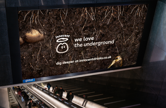 Soil on a billboard