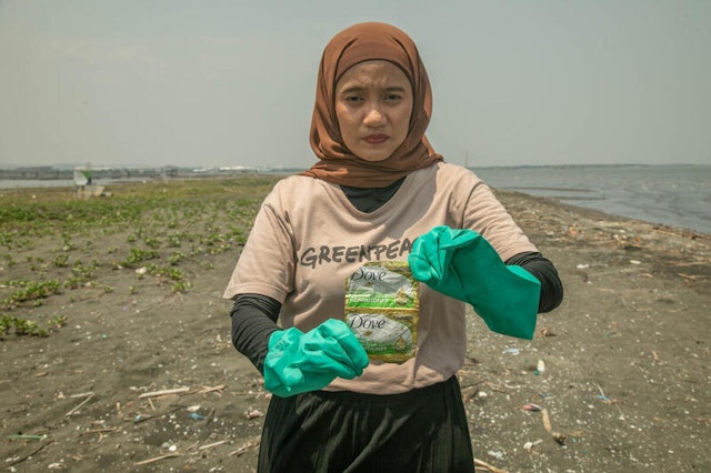 Greenpeace plastic investigation photos