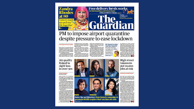 The Guardian cover 