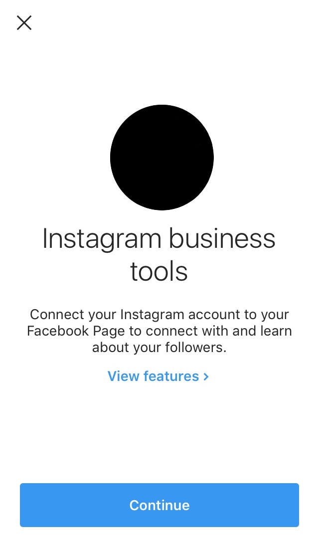Instagram contact button step 3 Instagram contact button step 3