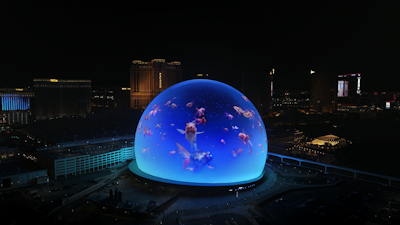 IBM's 'Trust what you create' on the Las Vegas Sphere