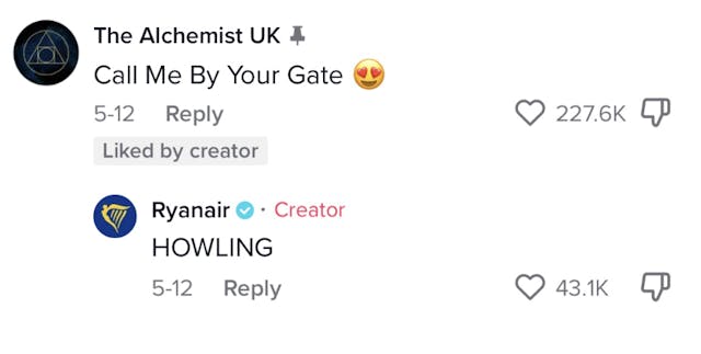 Ryanair and The Alchemist on Twitter Ryanair and The Alchemist on Twitter