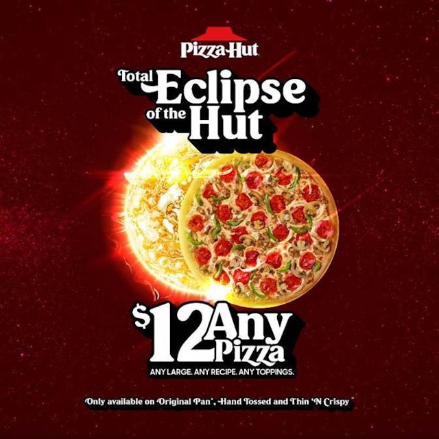 pizza hut eclipse promo
