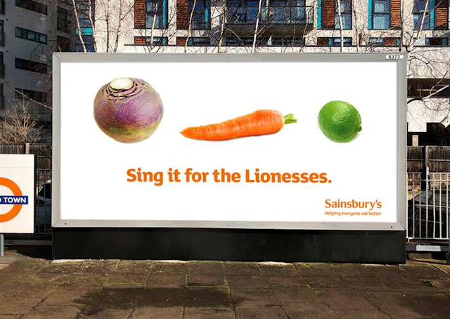 Sainsbury's Euro billboard