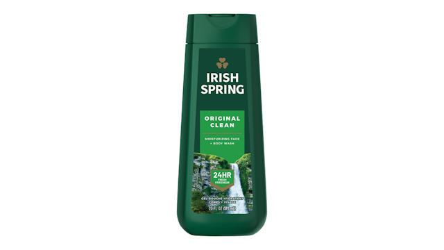 Irish Spring rebranded body wash packaging