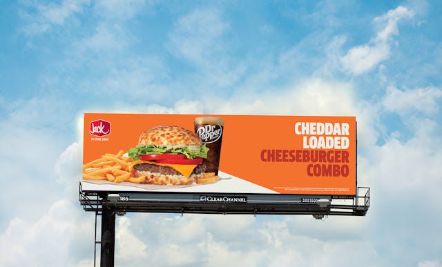 Jack in the box DOOH ad