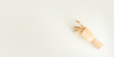 A mannequin's hand