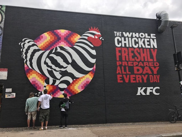 KFC mural