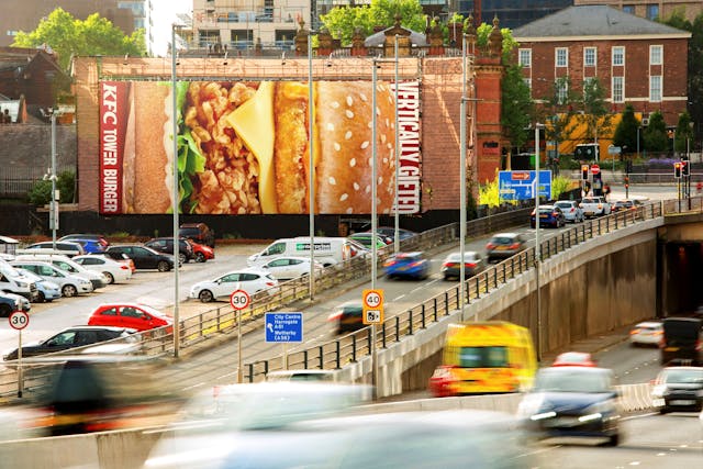 KFC billboard KFC billboard