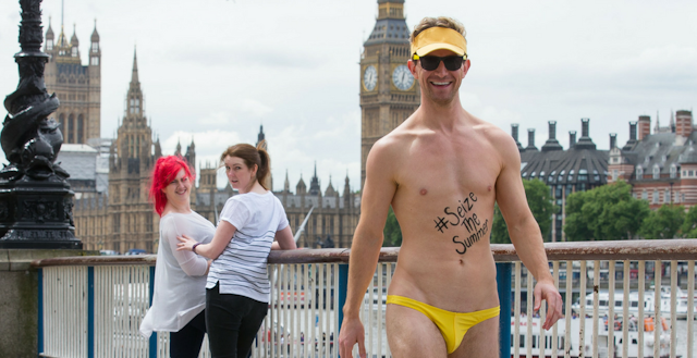 Magners urges Londoners to get their shorts on in ‘Seize the Summer’ stunt