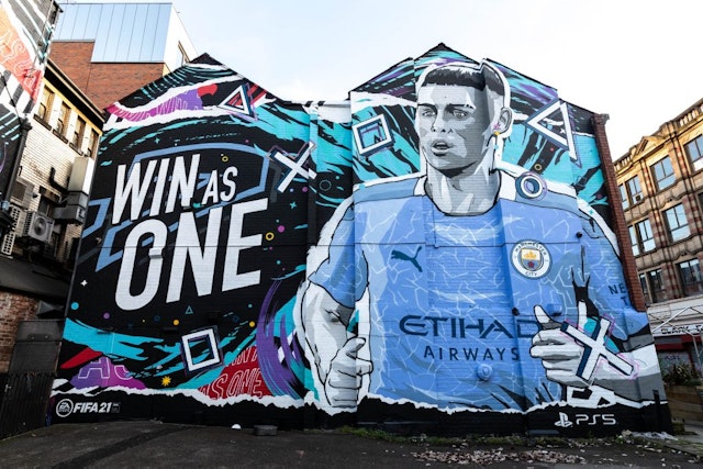 Mural Republic and Kinetic worked with FIFA 21 on the PS5 launch
