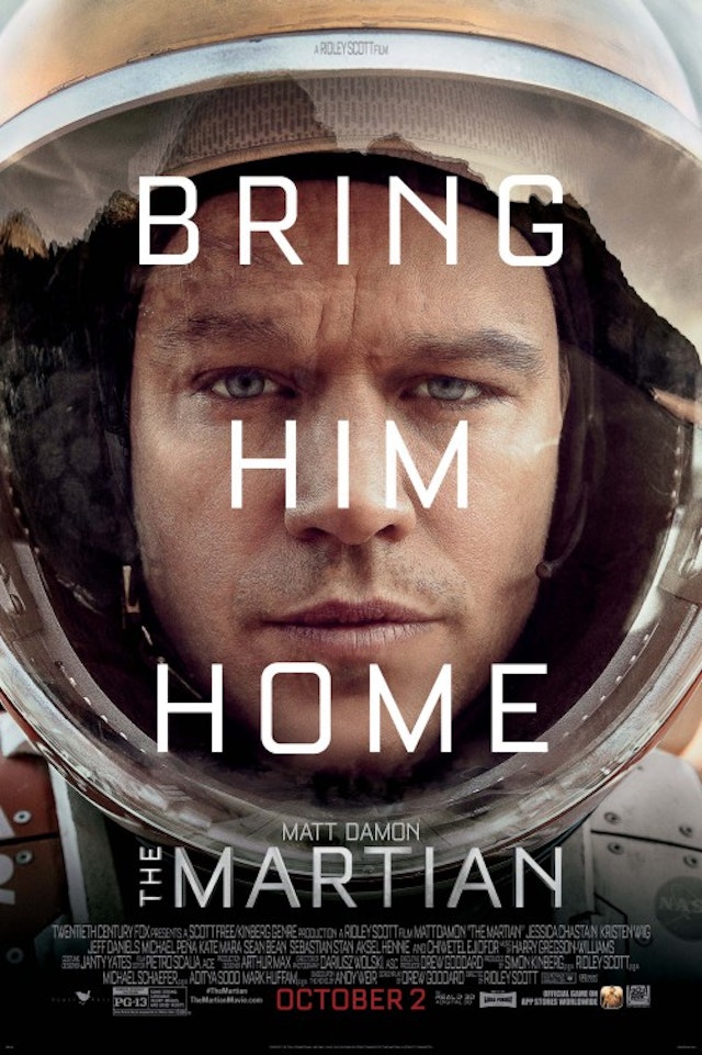 The Martian movie poster
