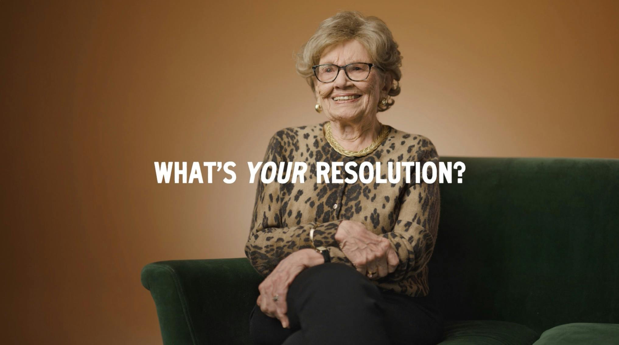 Why this campaign where centenarians share their own New Year’s resolutions worked