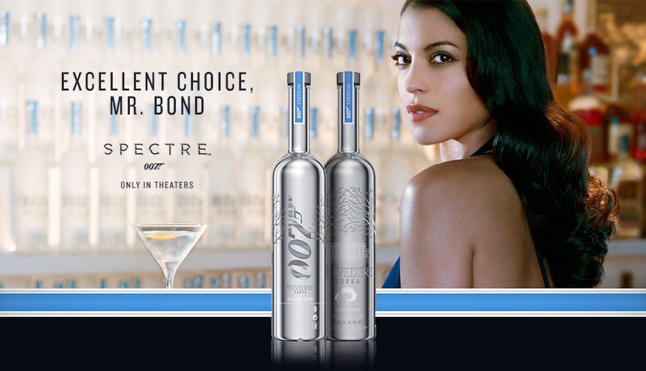 Belvedere Vodka Announces Partnership With James Bond's Film Spectre – FAB  News