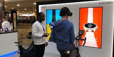 Cheil partner up with OMM to create an VR Cycle Ride experience to launch the new Samsung Galaxy Watch.