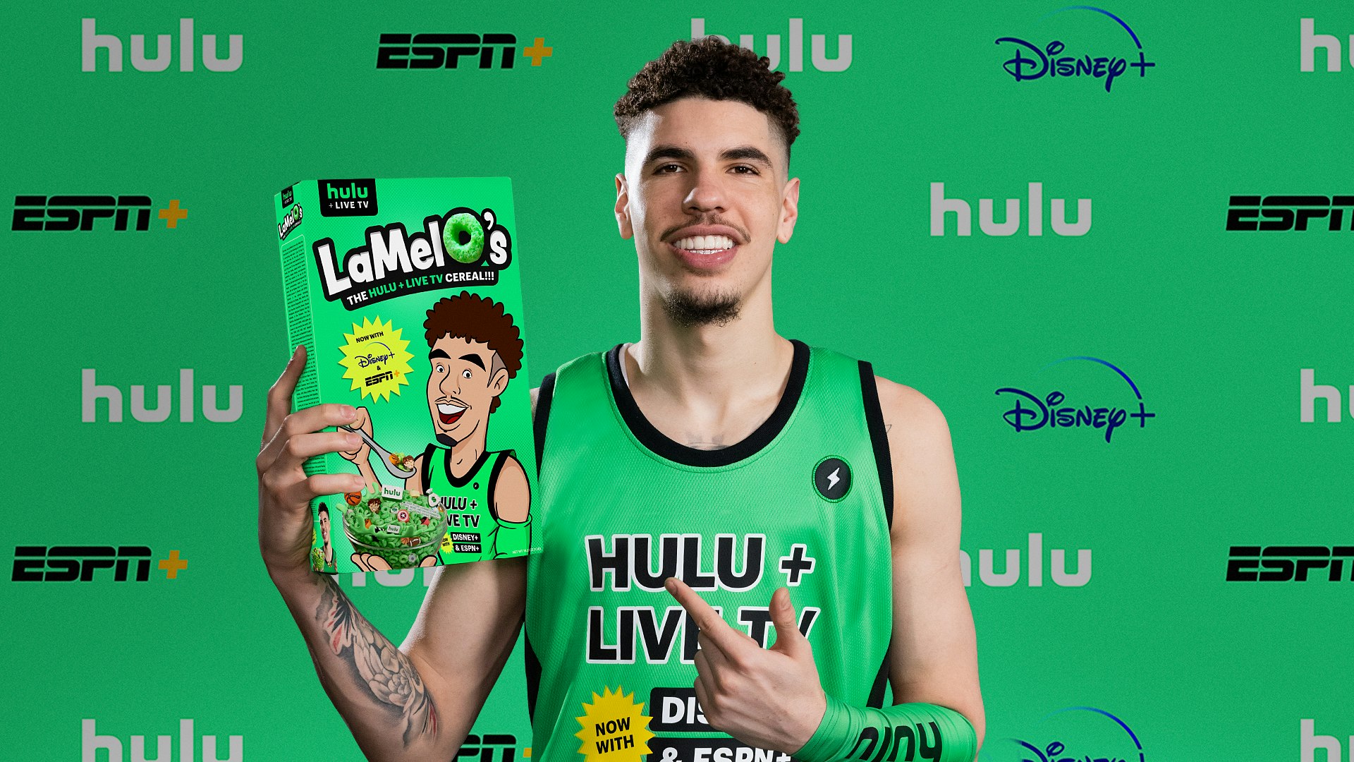 NBA Star LaMelo Ball sells Out For Hulu The Drum