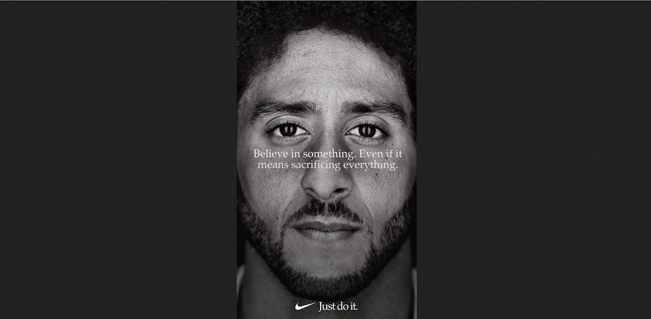 congestión Estribillo Memorándum Nike Selects NFL's 'inspirational' Colin Kaepernick To Front 'Just Do It'  30th Anniversary Campaign - The Drum