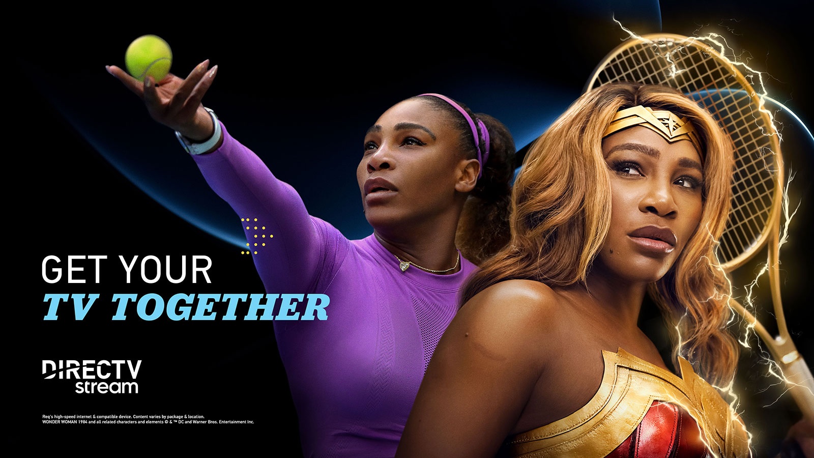 Ad Of The Day Serena Williams Saves The Day As Wonder Woman In Dramatic DirecTV Spot The Drum