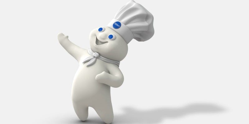 1965 Pillsbury Doughboy Makes His Debut In 1965 The Drum   Pillsbury Doughboy 