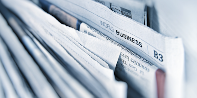 Newspaper image, from Pixabay