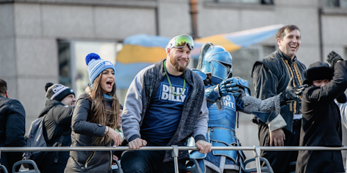 Bud Light gave away free beer at the Super Bowl parade in Philadelphia