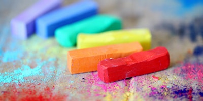 pastels used to represent creativity