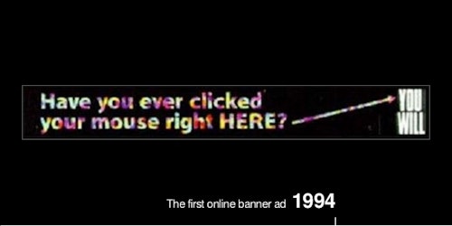 first online banner ad